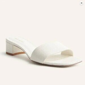 Reformation Mandy Minimal Block Heel Mule white - New, Size 8.5